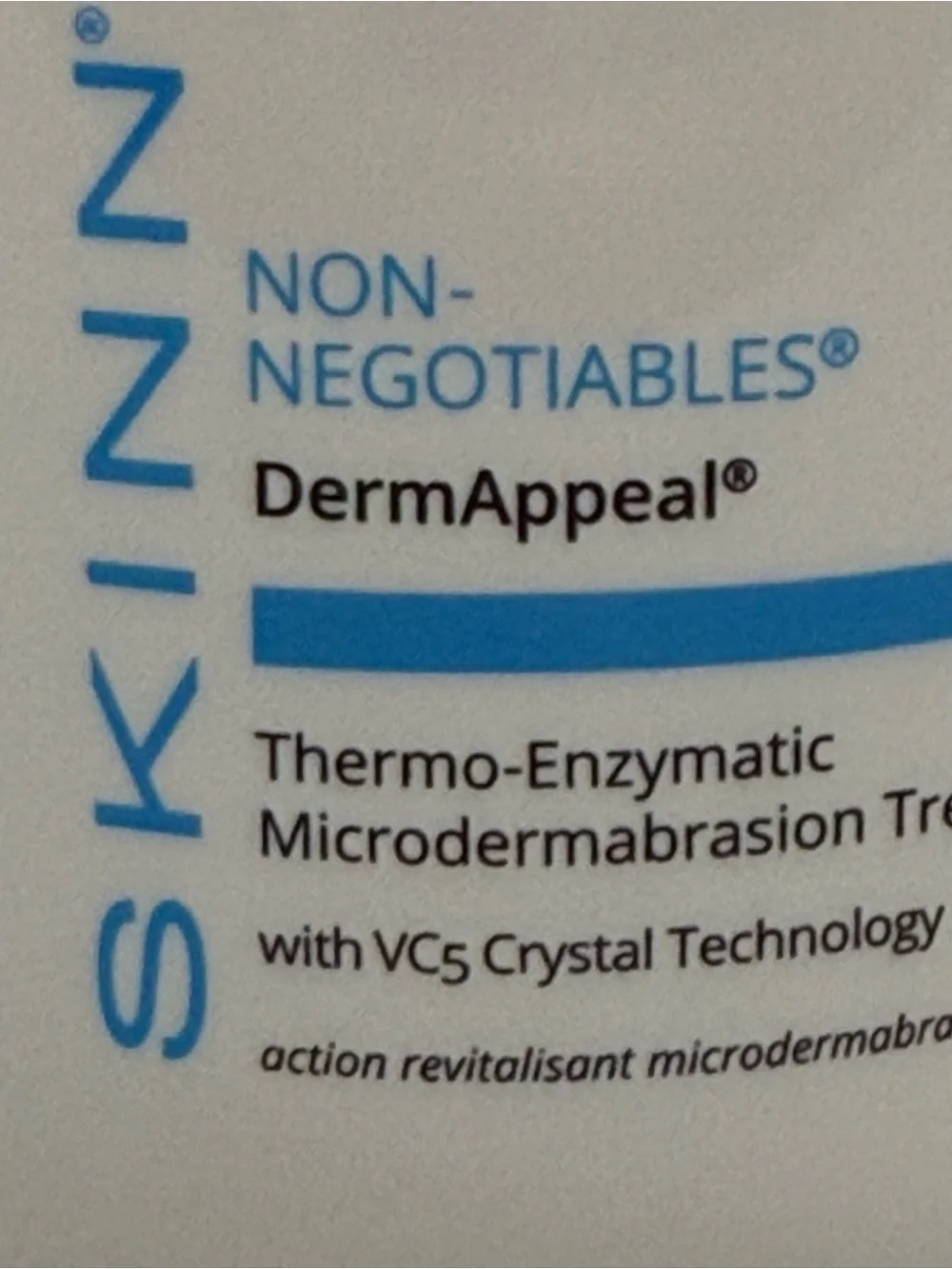SKINN DermAppeal Thermo-Enzymatic Microdermabrasion Treatment - 8oz